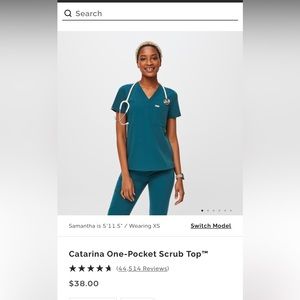 Figs scrubs set - like new condition